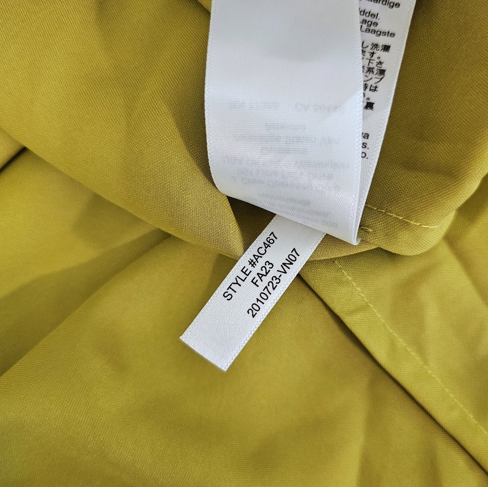 J. Crew Gwyneth Slip Skirt A-line Midi Y2k Lime Green - Picture 6 of 8